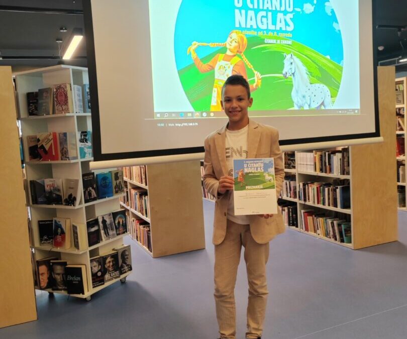 Državno Natjecanje u čitanju naglas: Borna Bračić osvojio srca publike