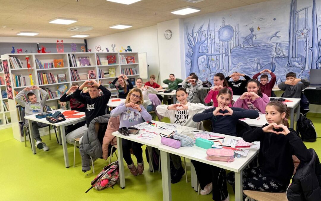 Valentinovski sat u školskoj knjižnici 