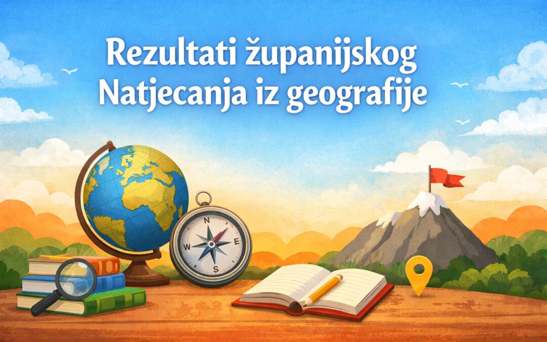 Rezultati županijskog Natjecanja iz geografije 