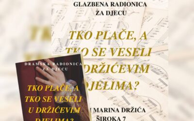 Poziv učenicima na višemjesečne dramske i glazbene radionice u Domu Marina Držića